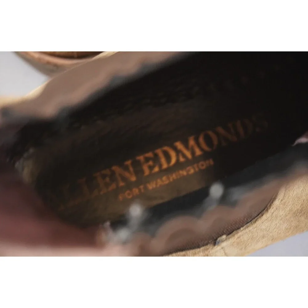 Allen Edmonds Nomad Chelsea Boots Mens 10 US Tan Suede Pull On Ankle Shoes